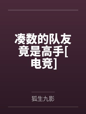 凑数的队友竟是高手[电竞]