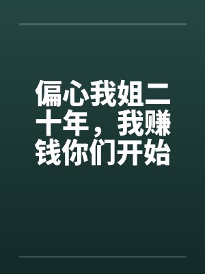 偏心我姐二十年，我赚钱你们开始爱我了